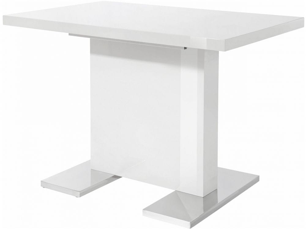 Danish Style Jedálenský stôl Sprin, 110 cm, biela